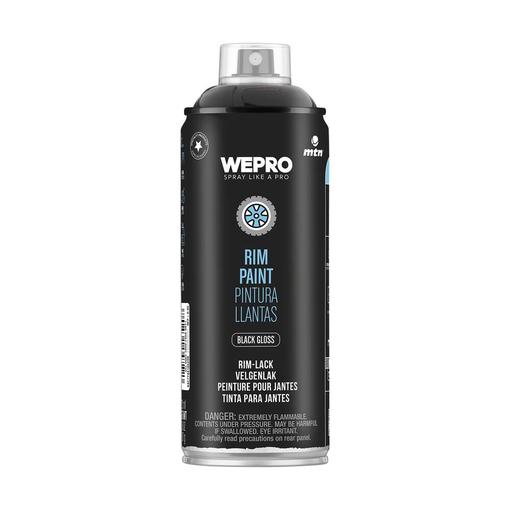 MTN WEPRO Wheel Rim Paint Black Gloss 400ml