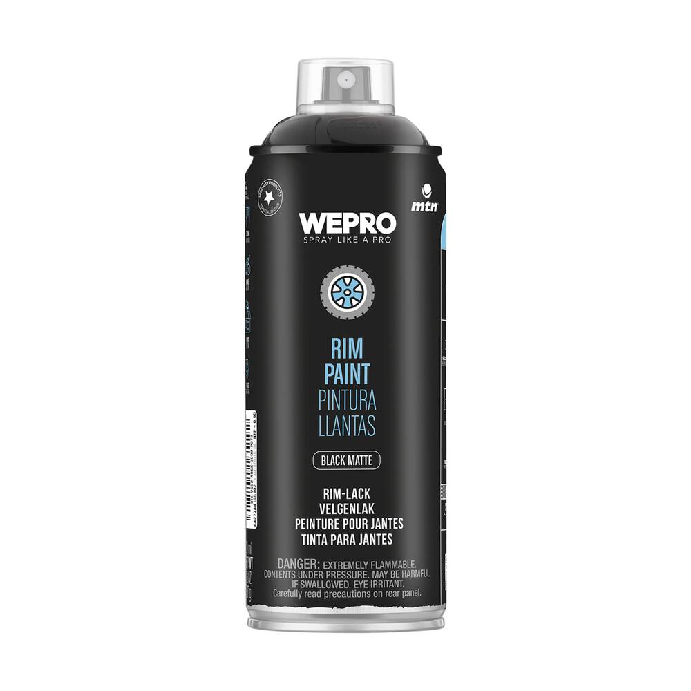 MTN WEPRO Wheel Rim Paint Black Matt 400ml